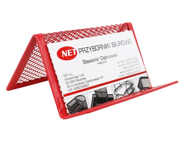 Wizytownik Z902 czerwony NET